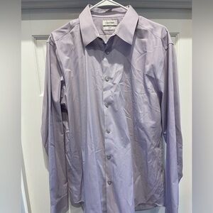 Calvin Klein Light Purple Dress Shirt